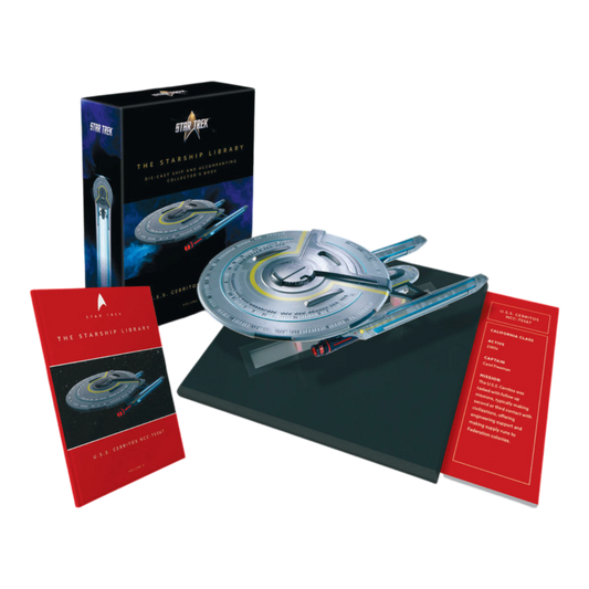 Star Trek: Lower Decks - U.S.S. Cerritos NCC-75667 Diecast Ship & Book