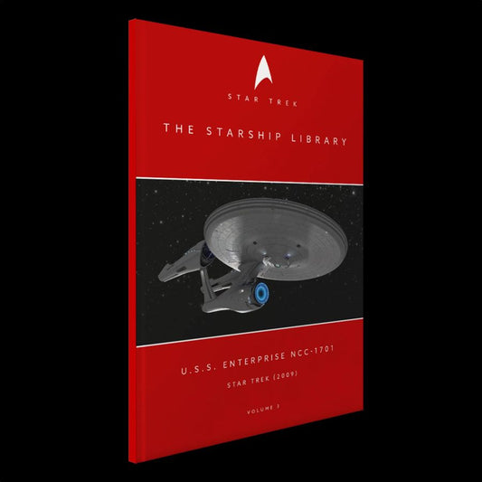 Star Trek (2009) - U.S.S. Enterprise NCC-1701 (Kelvin Timeline) Diecast Ship & Book