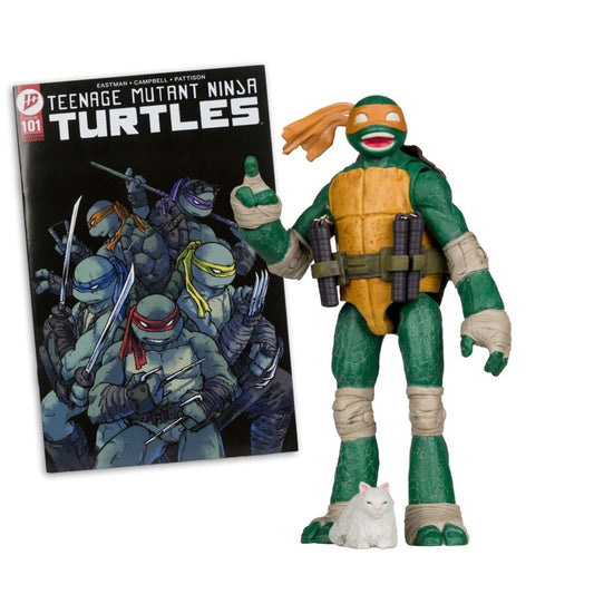 Teenage Mutant Ninja Turtles - Michelangelo (IDW) Page Punchers 5" Scale Action Figure with Comic Book