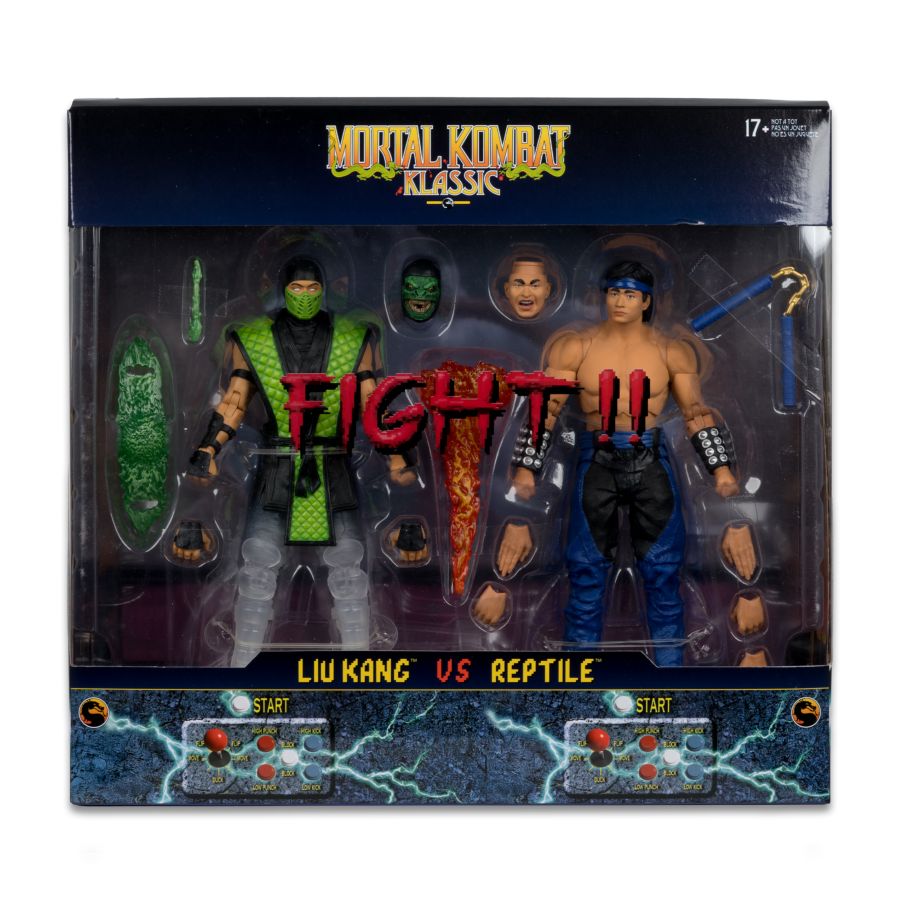 Mortal Kombat - Liu Kang Vs Reptile Klassics Figures