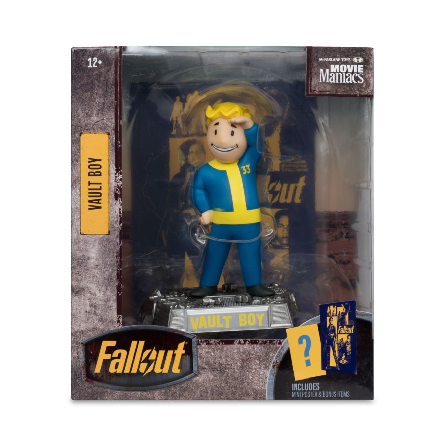 Fallout (TV) - Vault Boy (Season 2) V3 Movie Maniacs 6" Posed Figure