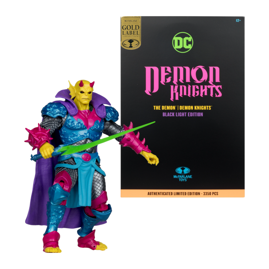 DC Comics - Demon Black Light Gold Label 7" Figure