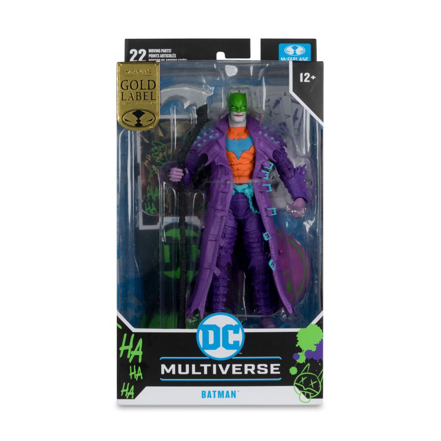 DC Multiverse - Batman (Jokerized) 7" Gold Label Figure