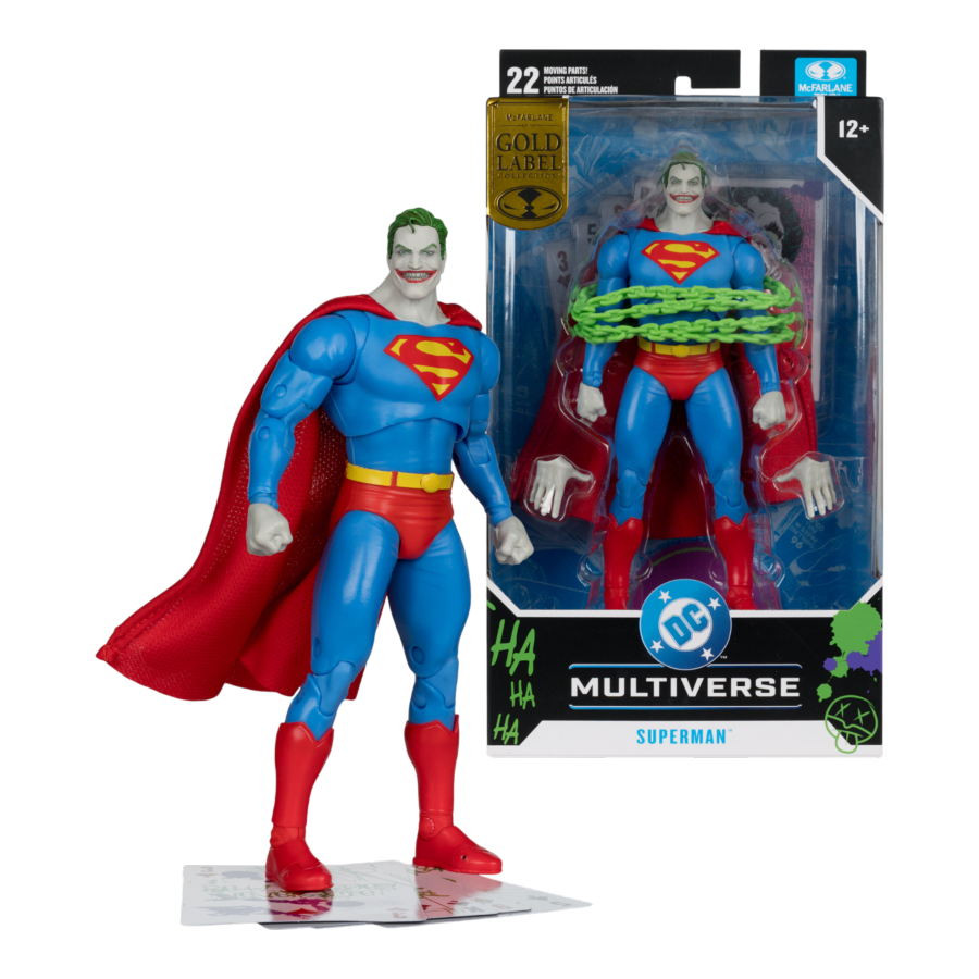 DC Multiverse - Superman Action Comics 1000/Jokerized (Gold Label) 7" Figure