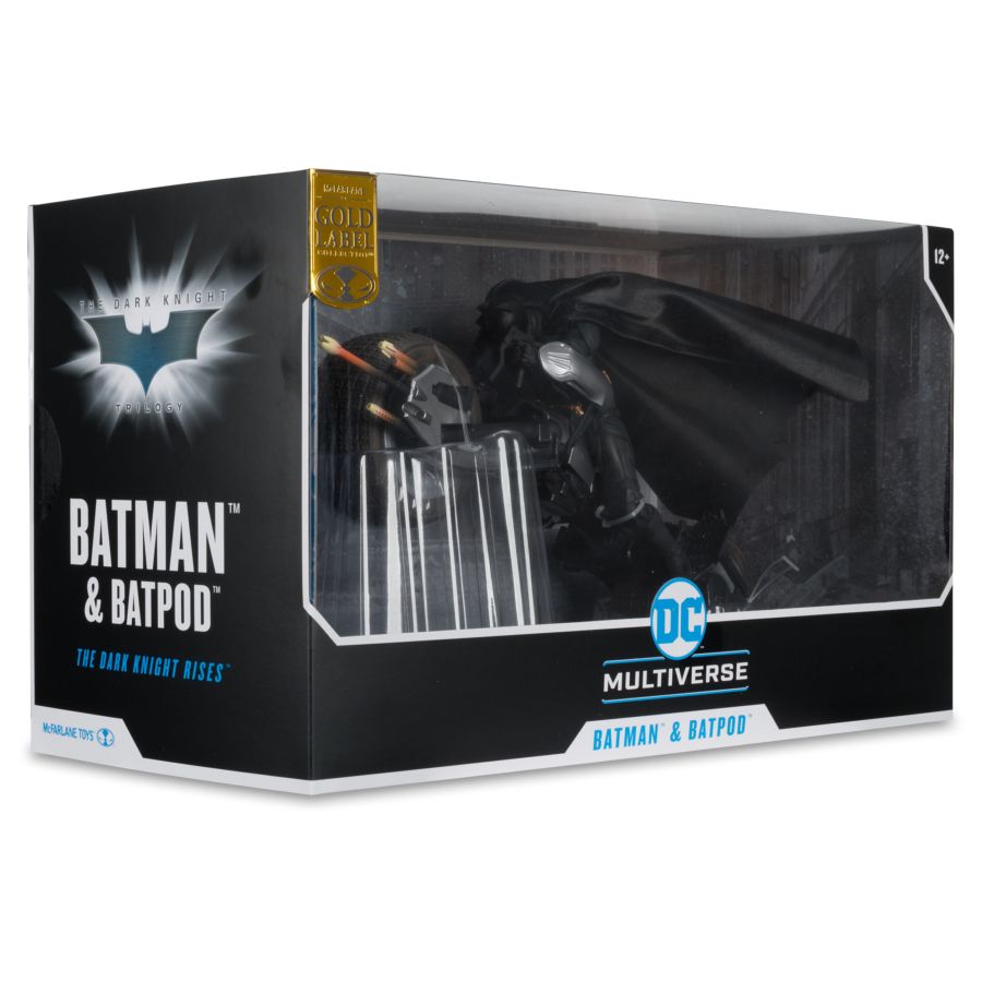 Batman Dark Knight - Batpod With Batman