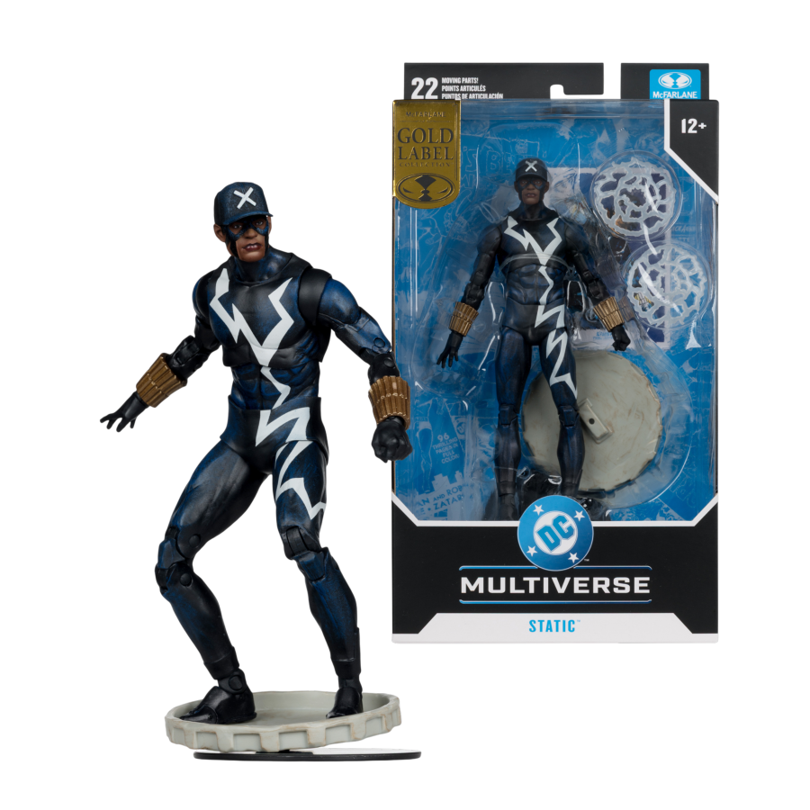 DC Multiverse - Static (Trial by Fire) 7" Gold Label Figure