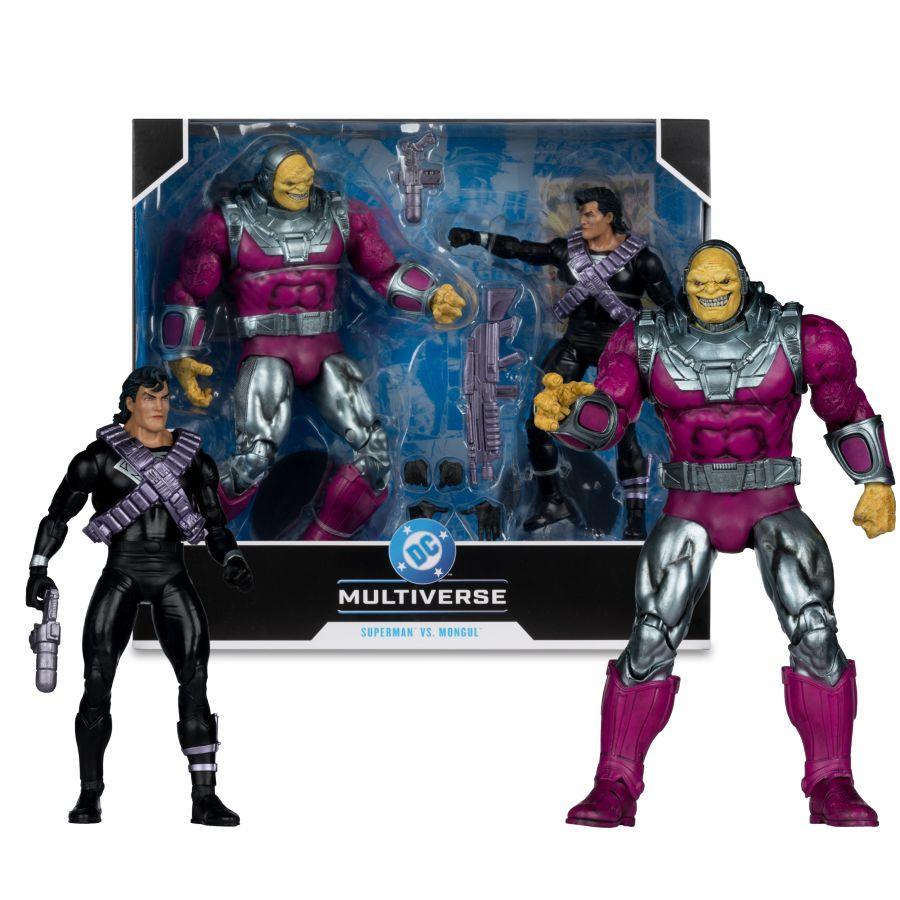 Superman - Superman vs. Mongul (Return of Superman) Megafig 7" Scale Action Figure 2-Pack