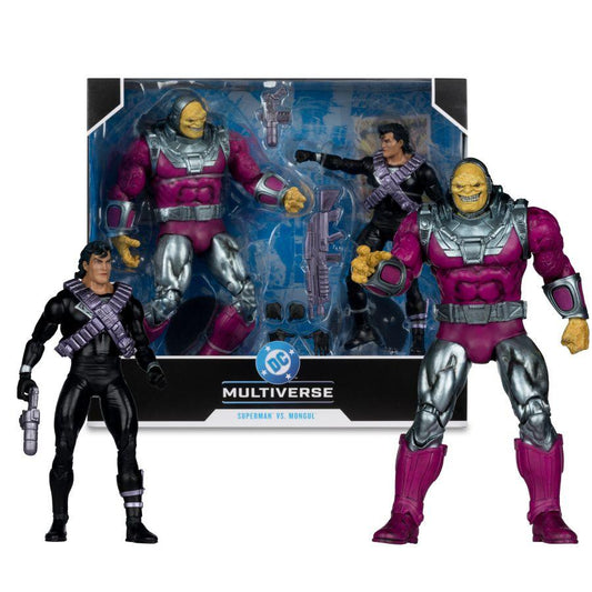 Superman - Superman vs. Mongul (Return of Superman) Megafig 7" Scale Action Figure 2-Pack