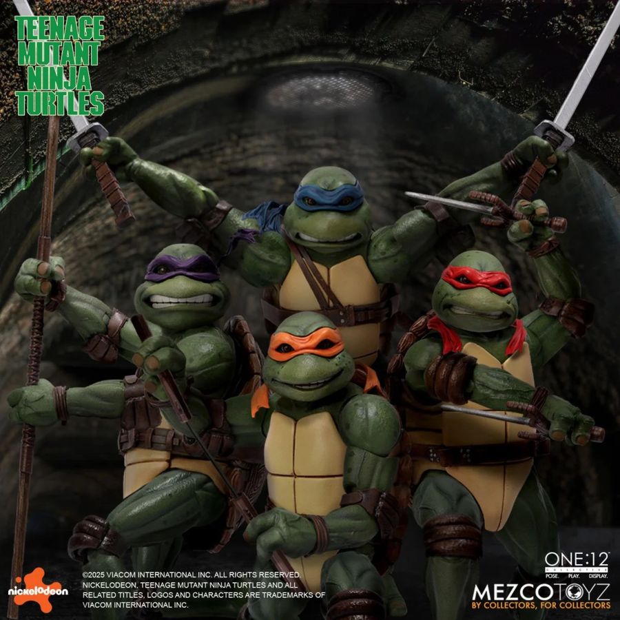 **Pre-Order** Teenage Mutant Ninja Turtles (1990) - ONE:12 Collective 4-Figure Box Set