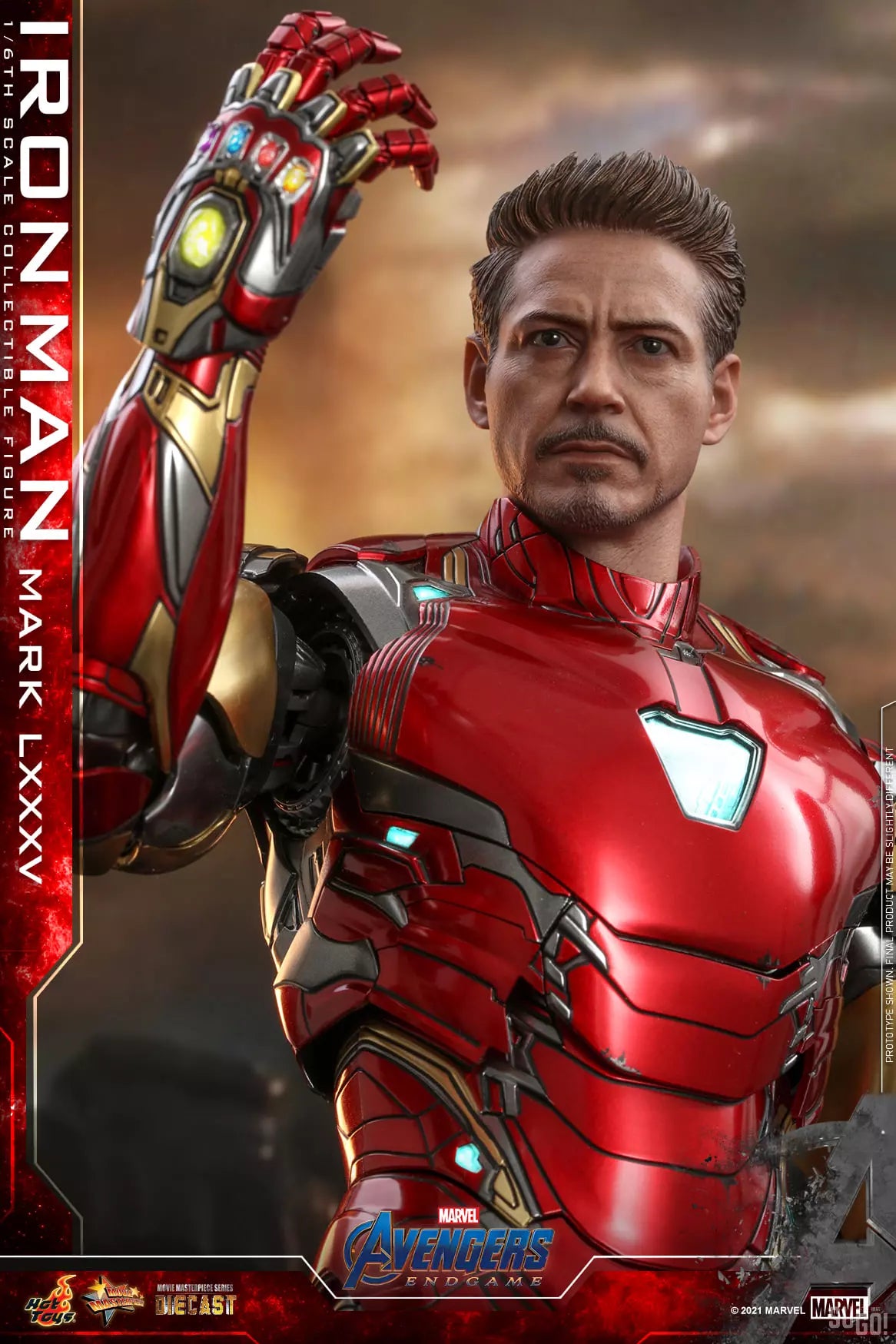 Hot Toys Avengers: Endgame Iron Man Mark Lxxxv 85 MMS528D30 1/6 Scale Action Figure