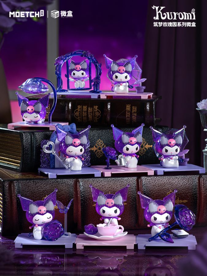 Kuromi - Dream Rose Garden Series Mini Box (Display of 8) Assortment