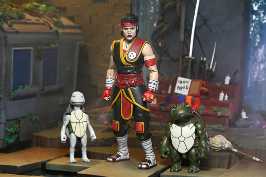 TMNT THE LAST RONIN - THE LOST YEARS CASEY MARIE W/ BABY ODYN & UNO - 7" SCALE ACTION FIGURE