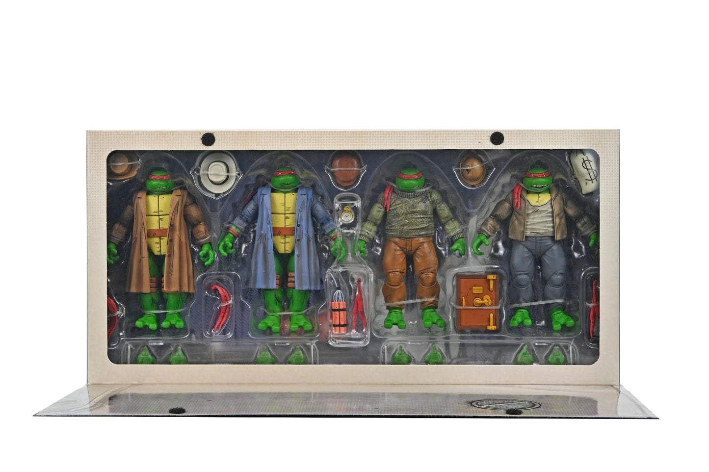 TMNT (MIRAGE COMICS) GANGSTER TURTLES 4-PACK – 7″ SCALE ACTOIN FIGURES