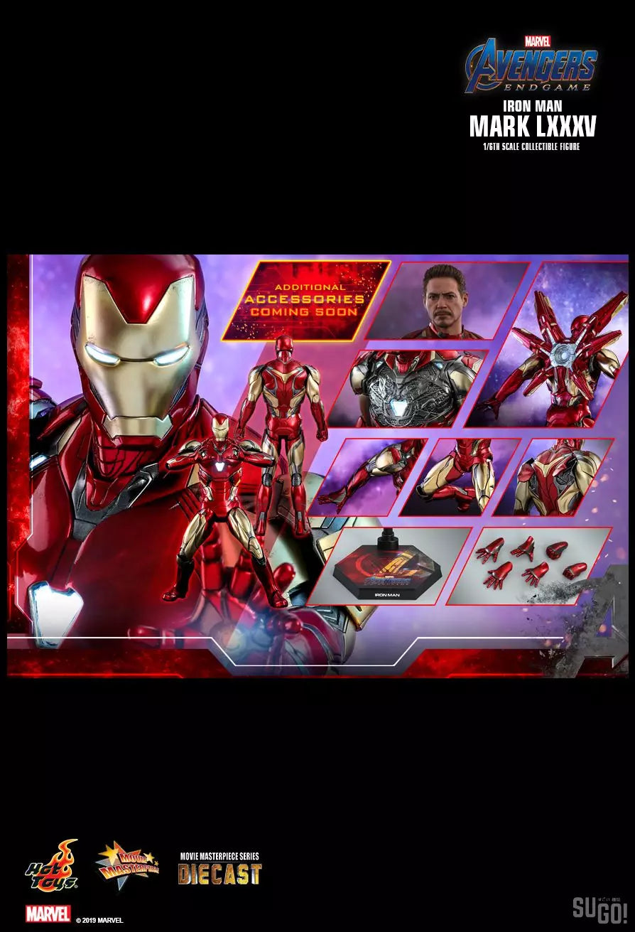 Hot Toys Avengers: Endgame Iron Man Mark Lxxxv 85 MMS528D30 1/6 Scale Action Figure