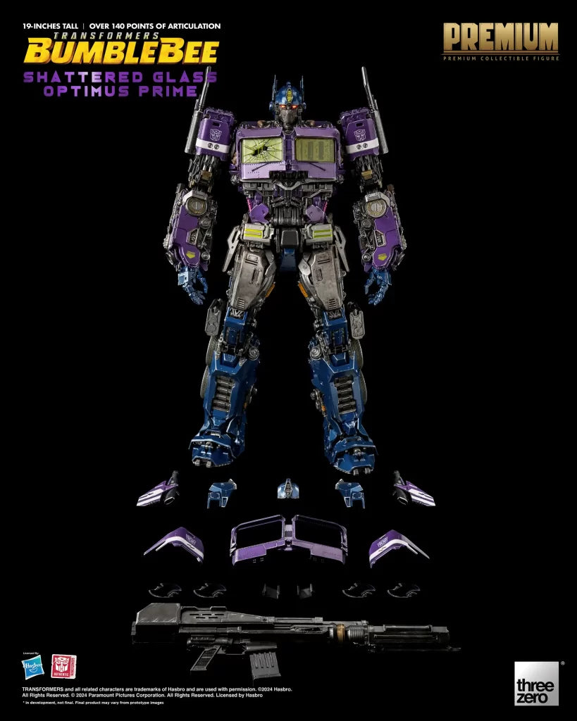 Transformers: Bumblebee PREMIUM Shattered Glass Optimus Prime