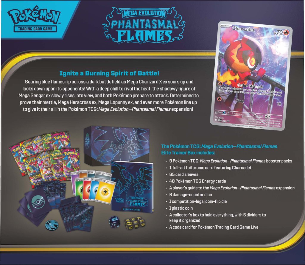 ** Batch 2 ** Pokémon TCG Phantasmal Flames Elite Trainer Box