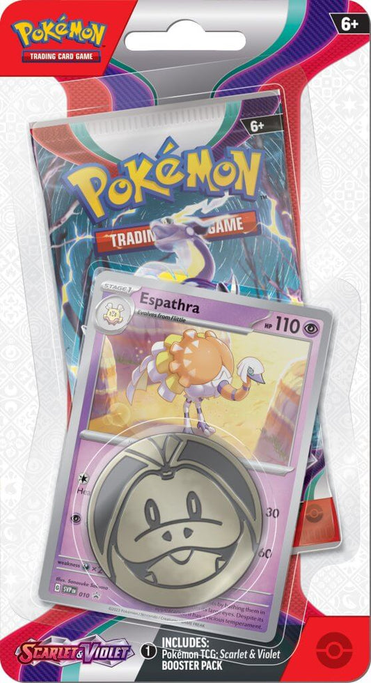 Pokemon TCG: Scarlet and Violet Checklane Blister - Espathra
