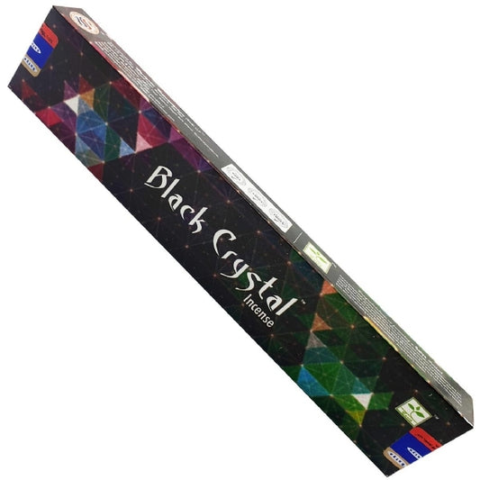 SATYA BLACK CRYSTAL INCENSE  15GMS