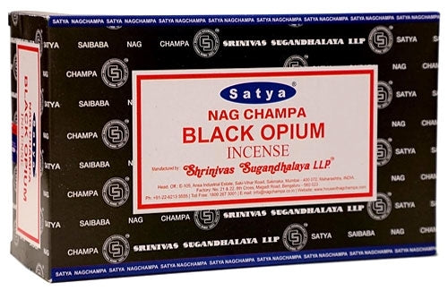 INCENSE SATYA BLACK OPIUM 15GMS