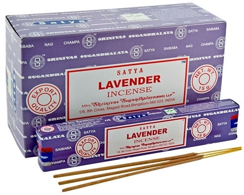 SATYA LAVENDER INCENSE 15GMS