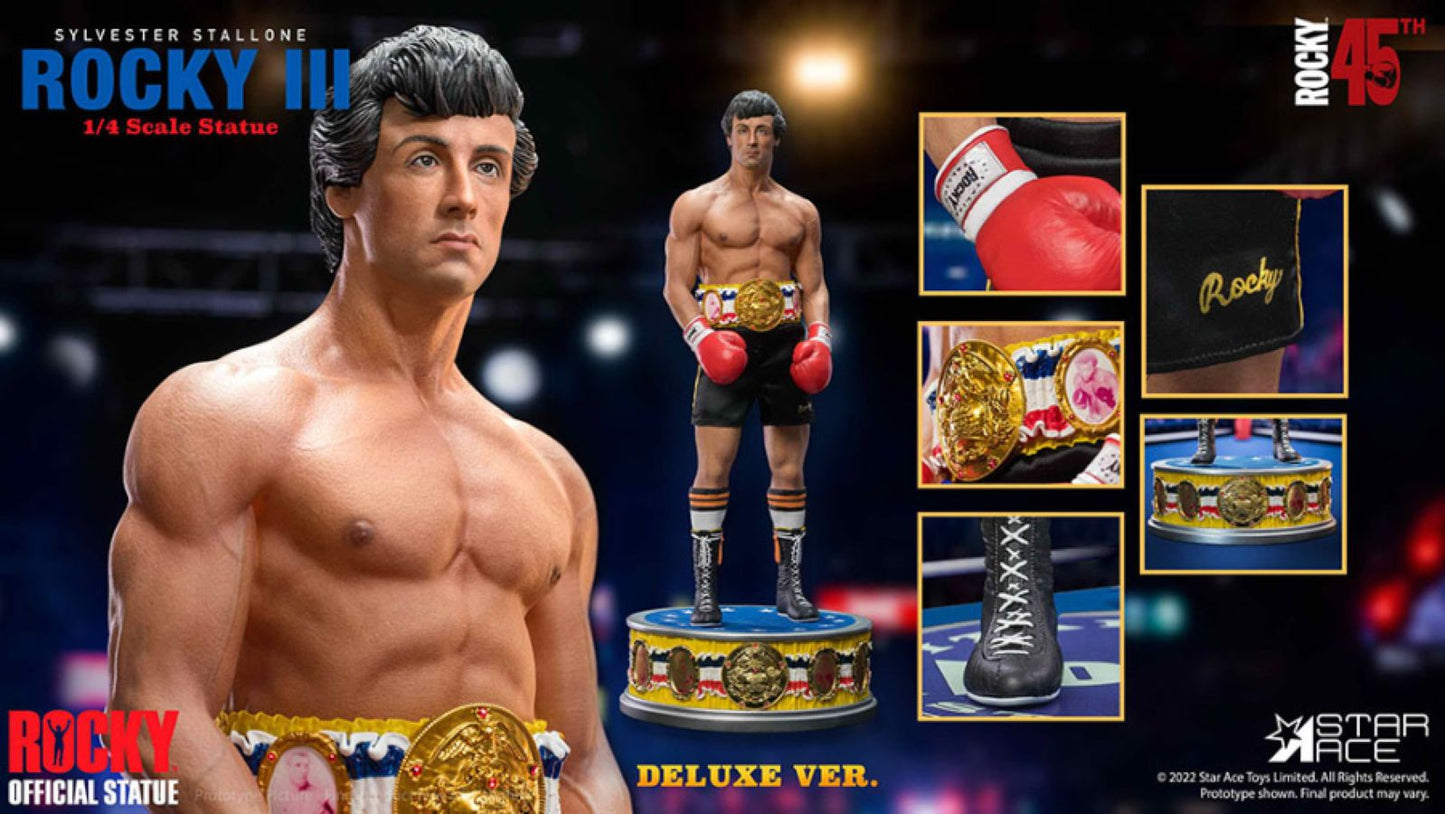 **Pre-order** Rocky 3 - Rocky Deluxe 1:4 Scale Statue