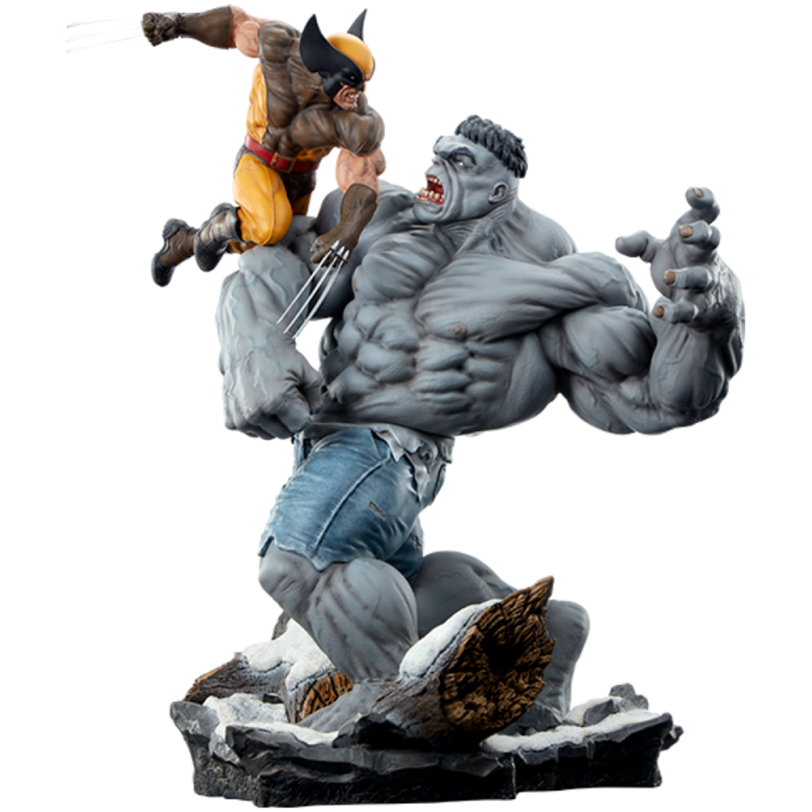 **Pre-order** Marvel Comics - Grey Hulk vs Wolverine Maquette