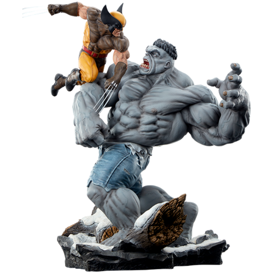 **Pre-order** Marvel Comics - Grey Hulk vs Wolverine Maquette