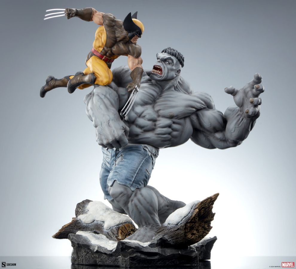 **Pre-order** Marvel Comics - Grey Hulk vs Wolverine Maquette