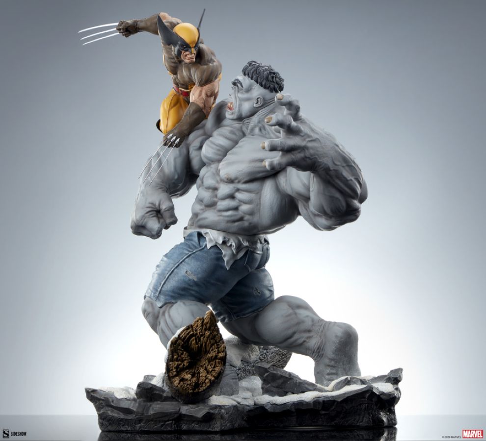 **Pre-order** Marvel Comics - Grey Hulk vs Wolverine Maquette