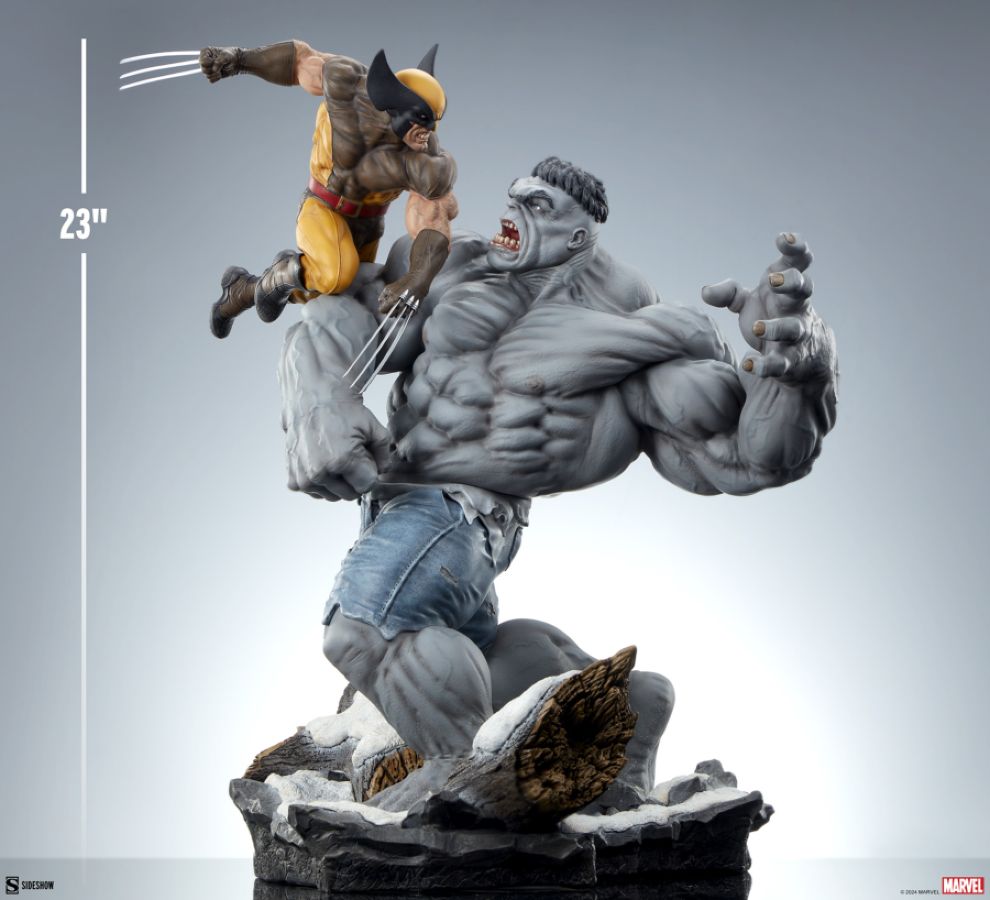 **Pre-order** Marvel Comics - Grey Hulk vs Wolverine Maquette