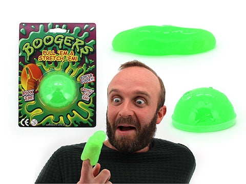 GREEN PUTTY BOOGERS ON CARD - 42G