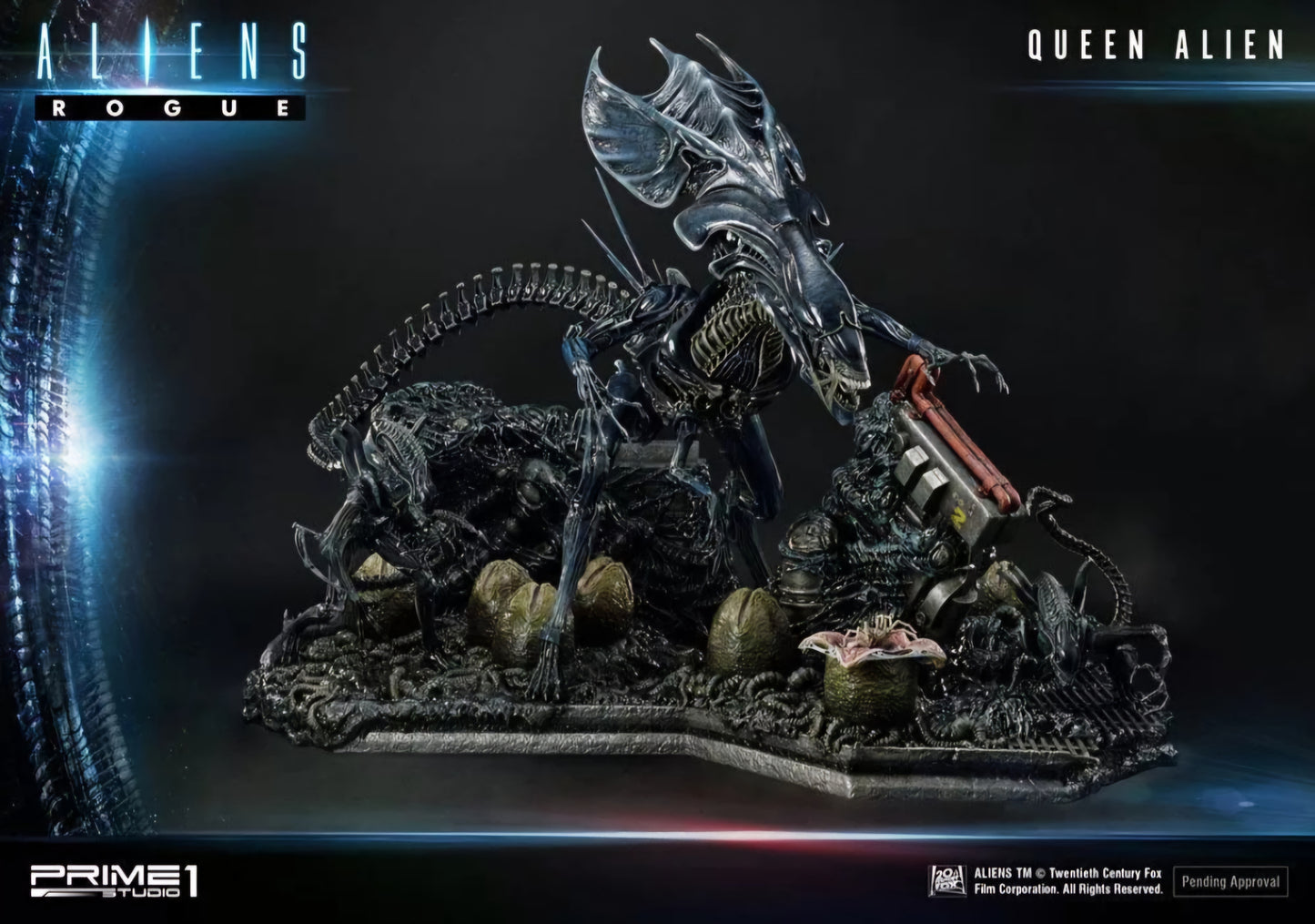 Clearance sale - PRIME 1 – Aliens Premium Masterline Series Statue Queen Alien Battle Diorama