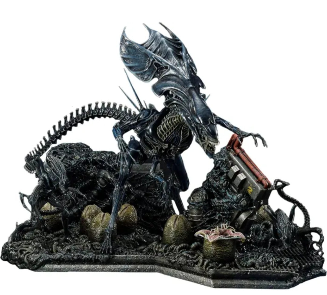 Clearance sale - PRIME 1 – Aliens Premium Masterline Series Statue Queen Alien Battle Diorama