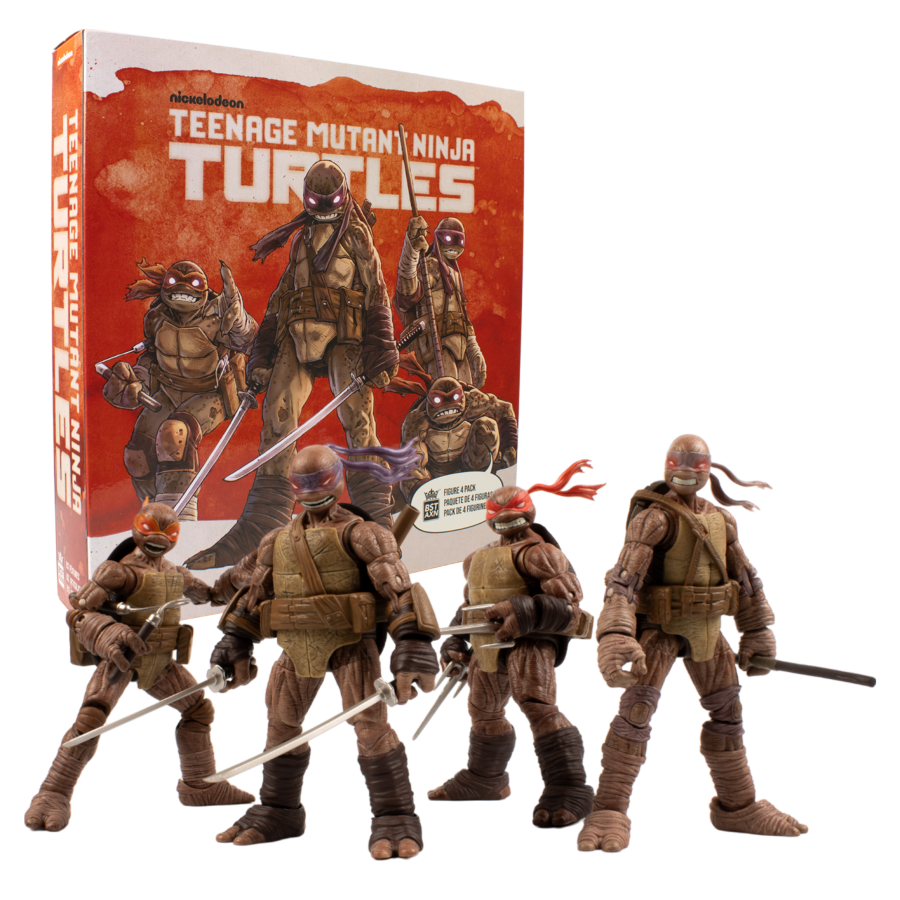 Teenage Mutant Ninja Turtles (Comics) - Zombie Turtles 5" BST AXN Action Figures 4-Pack (Wave 1)