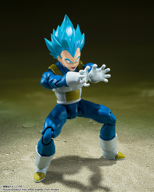 S.H. Figuarts Dragon Ball Super Super Saiyan God Super Saiyan Vegeta Unwavering Saiyan Pride Figure