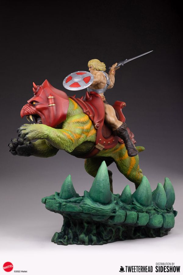 Masters of the Universe - He-Man & Battle Cat Deluxe Maquette