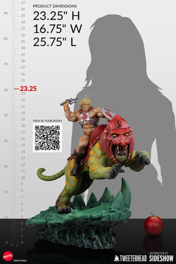 Masters of the Universe - He-Man & Battle Cat Deluxe Maquette