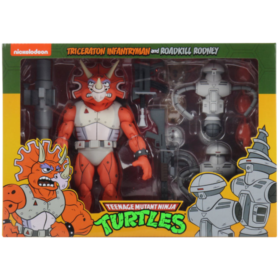 Teenage Mutant Ninja Turtles – Triceraton & Rodney 7″ Action Figure 3-pack