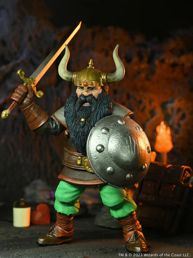 Dungeons & Dragons - Elkhorn the Good Dwarf Fighter 7" Action Figure