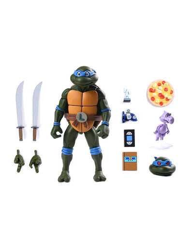 Ultimate Leonardo (VHS) - 7" Scale Action Figure - TMNT (Cartoon) - NECA Collectibles