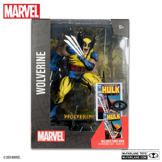 Wolverine 1:6th Scale Collectible with Scene (The Incredible Hulk #340) (Platinum Edition)