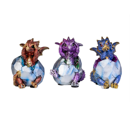 3 Wise Baby Dragons Assorted