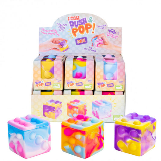 Push & Pop Dice Assorted
