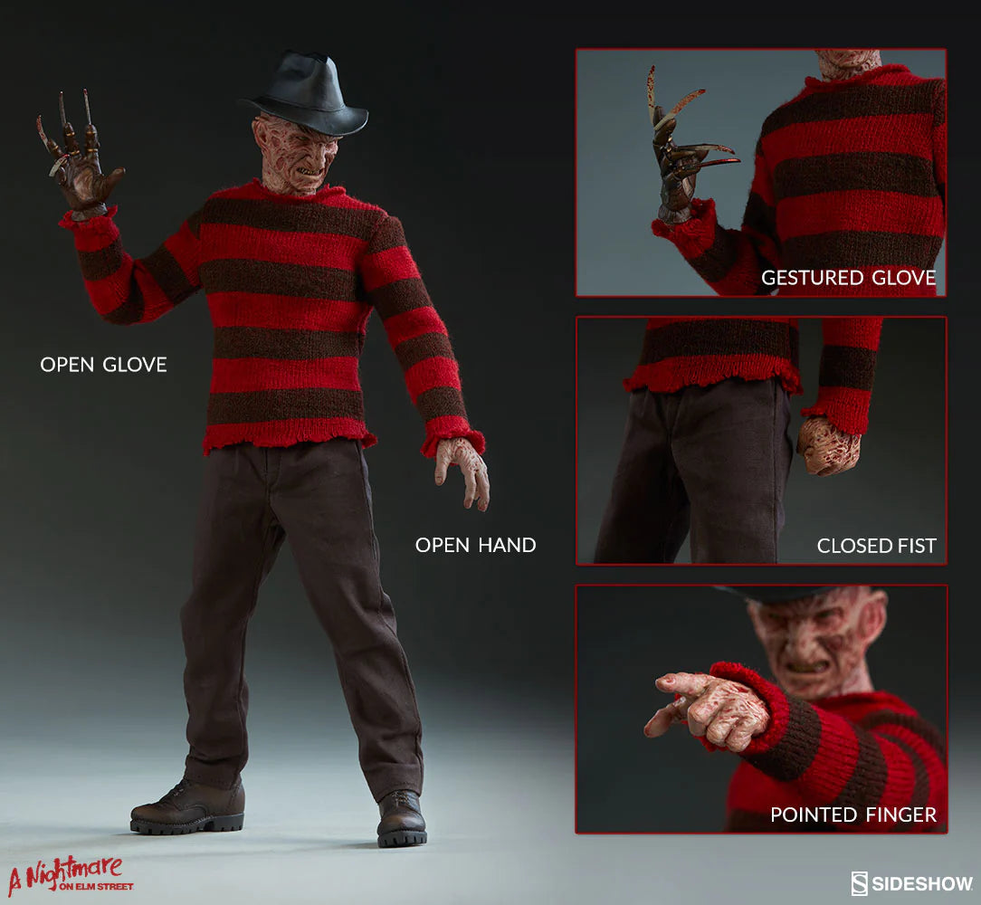 A Nightmare On Elm Street Sideshow Collectibles Freddy Krueger 1:6 Scale Action Figure