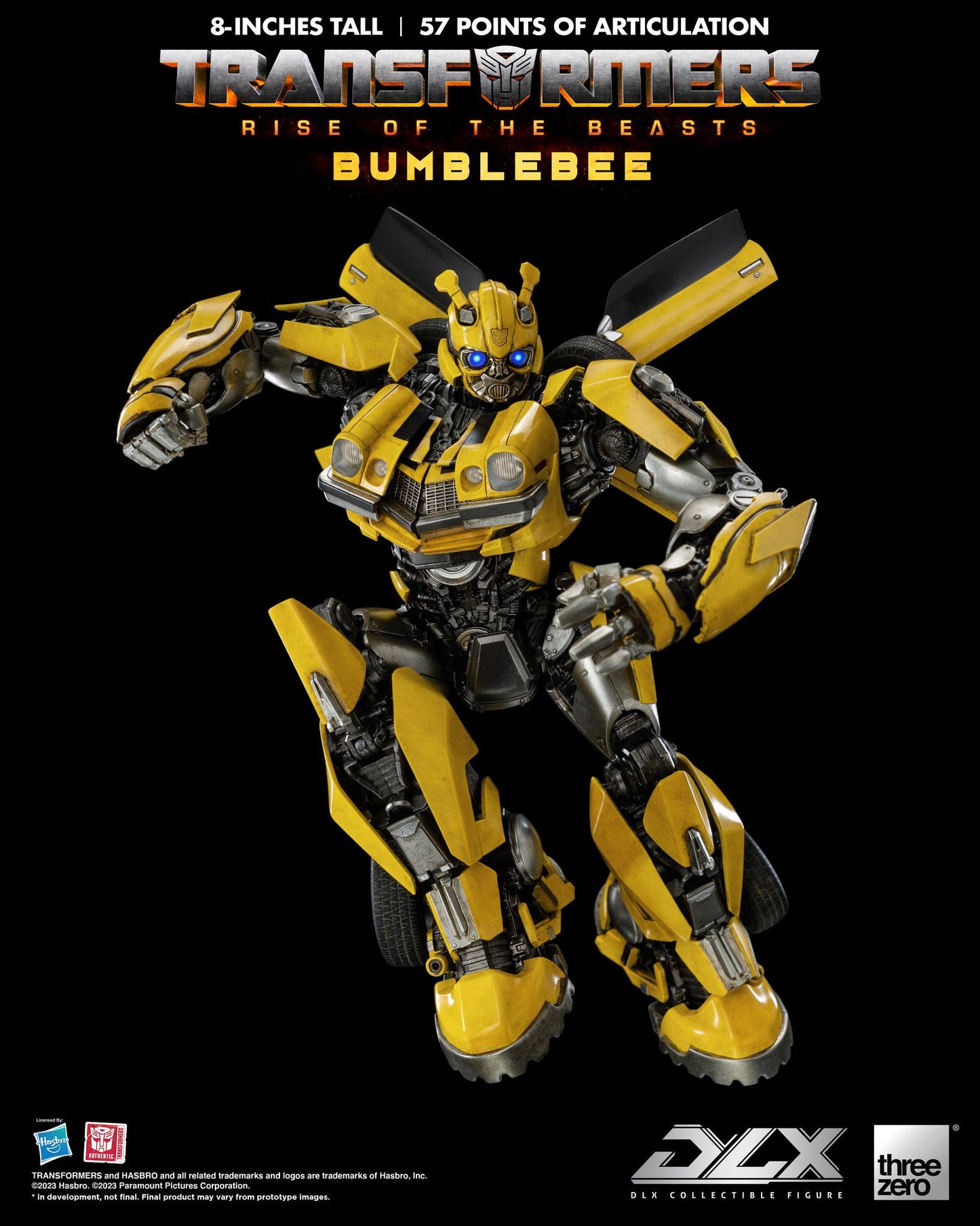 BUMBLEBEE DLX- ThreeZero Transformers: Rise of the Beasts DLX Bumblebee Figure