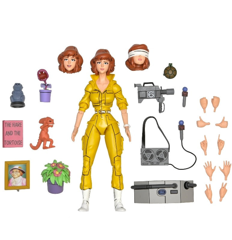 Teenage Mutant Ninja Turtles Classic Cartoon Ultimate April O'Neil 7" Figure