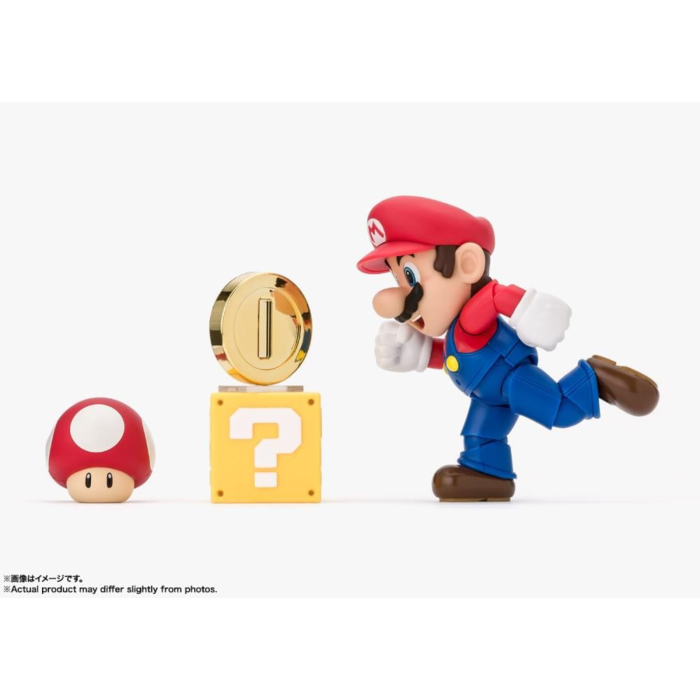 Super Mario - Mario S.H.Figuarts 4" Action Figure (New Package Ver.)
