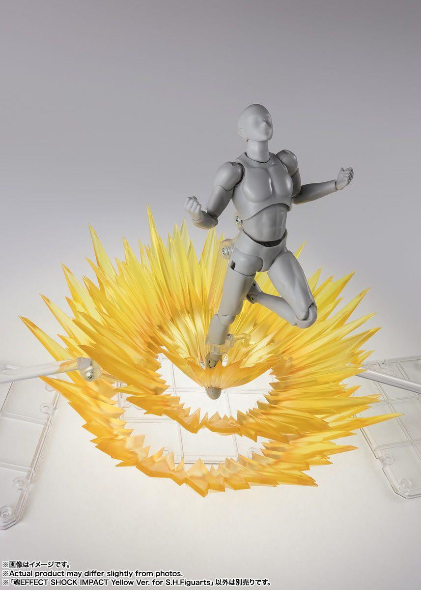 Bandai Tamashii Effect Shock Impact Yellow Ver. For S.H.Figuarts Action Figure