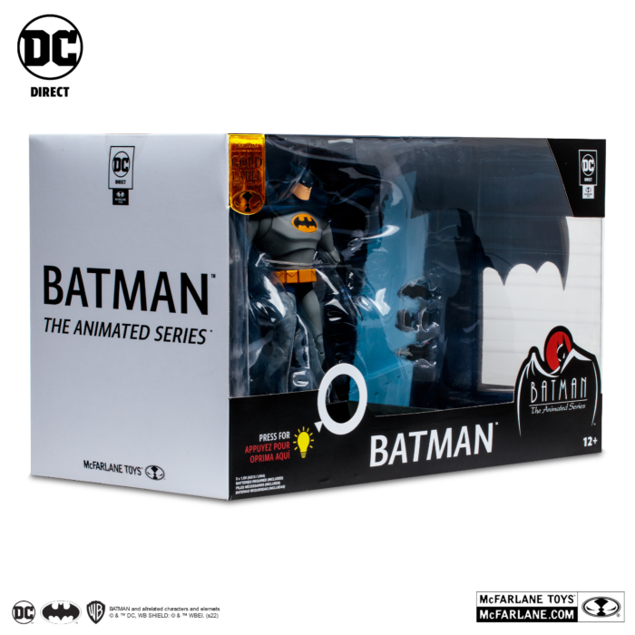 Batman: The Animated Series - Batman 30th Anniversary Gold Label Deluxe 7” Scale Action Figure