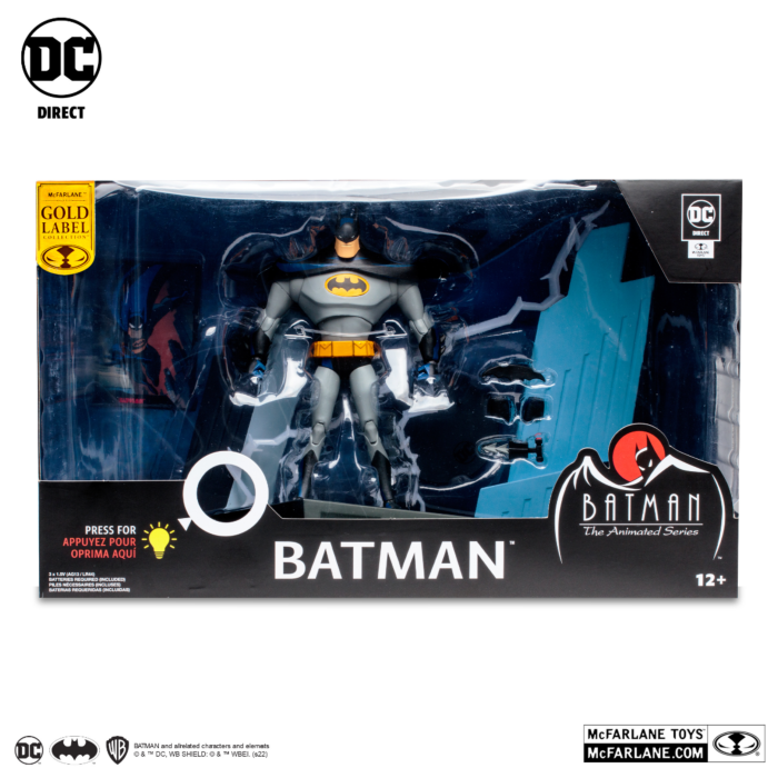 Batman: The Animated Series - Batman 30th Anniversary Gold Label Deluxe 7” Scale Action Figure